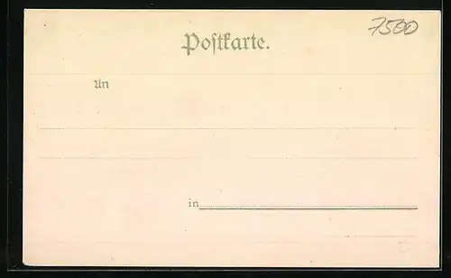 AK Karlsruhe, Kaiserstrasse, Geschäft Friedrich Blos