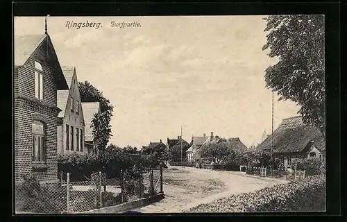 AK Ringsberg, Dorfpartie mit Häusern