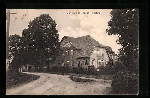 AK Sterup, Strasse am Pastorat