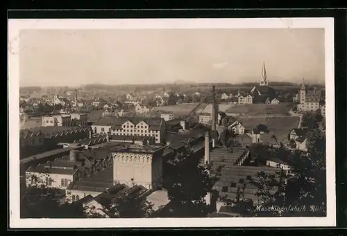AK Rüti, Blick auf die Maschinenfabrik