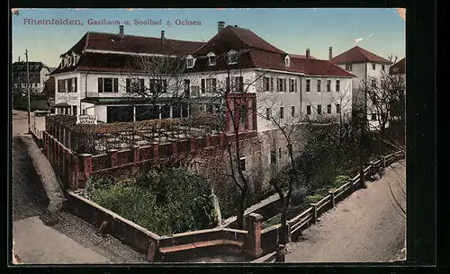 AK Rheinfelden, Gasthaus u. Soolbad z. Ochsen