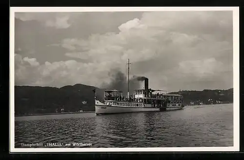 AK Dampfer Thalia am Wörthersee