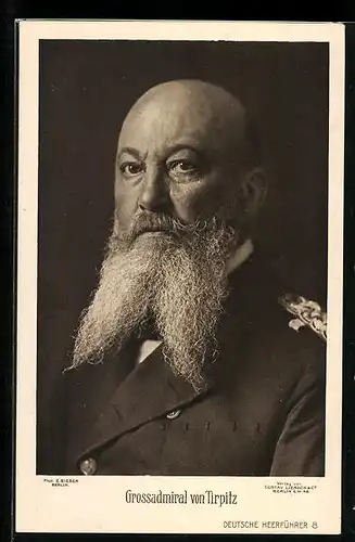 AK Grossadmiral von Tirpitz im Portrait