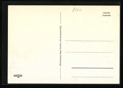 AK Autobahn-Raststätte Irschenberg im bayerischen Alpenvorland