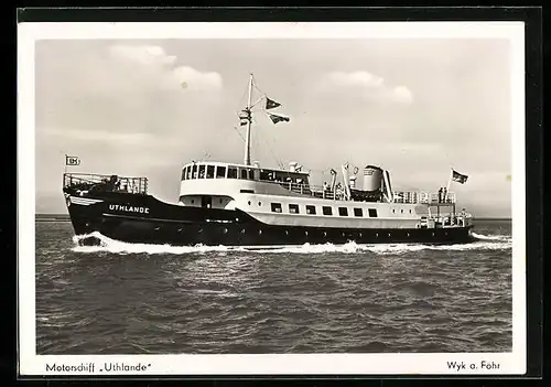 AK Wyk auf Föhr, Motorschiff Uthlande