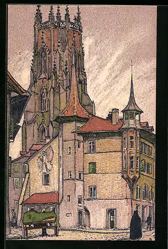 Steindruck-AK Fribourg, Les Tornalettes