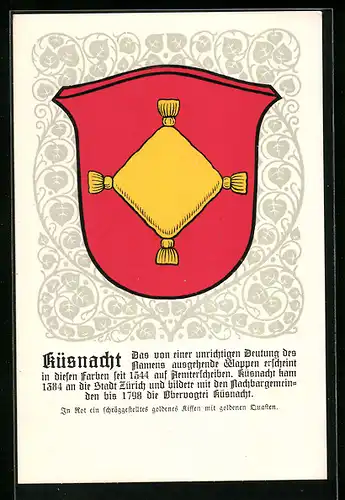 AK Küsnacht, Wappen der Stadt