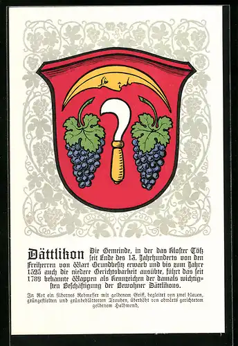 AK Dättlikon, Wappen der Gemeinde