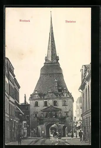 AK Rostock, Blick zum Steintor