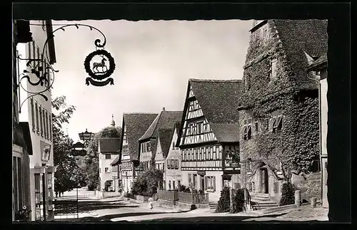 AK Langenburg, Blick in die Hauptstrasse