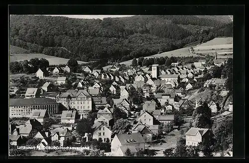 AK Fredeburg /Sauerl., Ortsansicht aus der Vogelschau