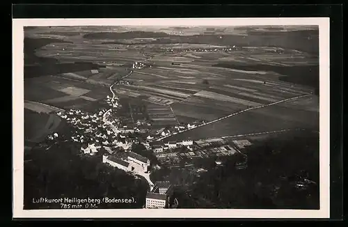 AK Heiligenberg /Bodensee, Gesamtansicht, Fliegeraufnahme