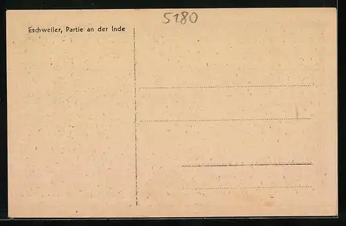 AK Eschweiler, Partie an der Inde