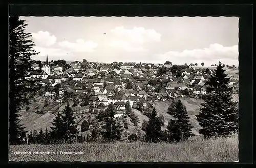 AK Nordhalben /Frankenwald, Ortsansicht aus der Vogelschau