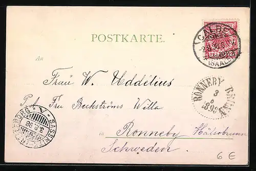 AK Calbe a. S., Panorama der Ortschaft