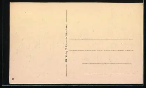 AK Saarbrücken-St.Arnual, Eingang zur Artillerie-Kaserne