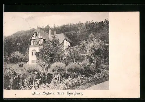 AK Bad Harzburg, Hotel Villa Sylvia
