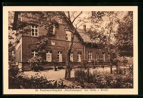 AK Halle i. Westf., St. Paulinen-Hospital Stockkämpen