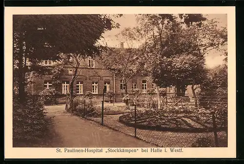AK Halle i. Westf., St. Paulinen-Hospital Stockkämpen