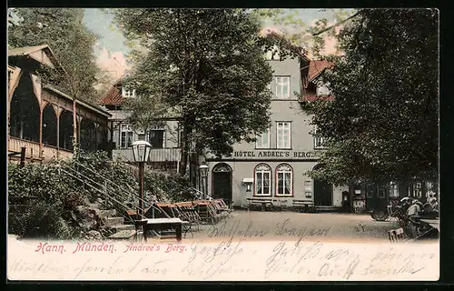 AK Hann.-Münden, Hotel Andree`s Berg