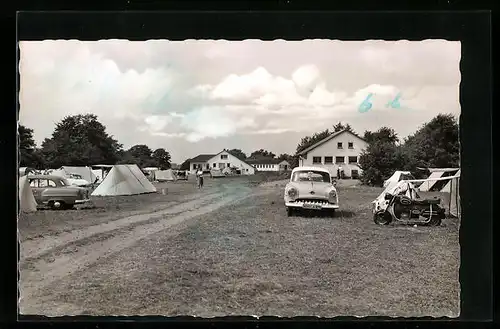 AK Plön /Holst., Campingplatz Spitzenort
