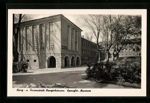 AK Sangerhausen, Spengler Museum mit Strasse