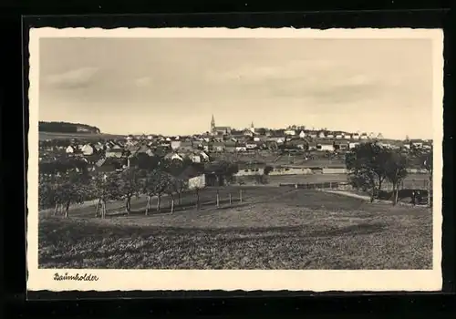 AK Baumholder, Teilansicht mit Kirche