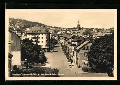AK Ilmenau, An der August-Bebel-Strasse