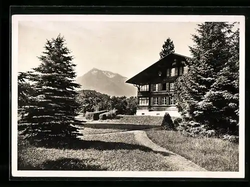 AK Gwatt /Thunersee, Jugendheimstätte im Sonnenschein