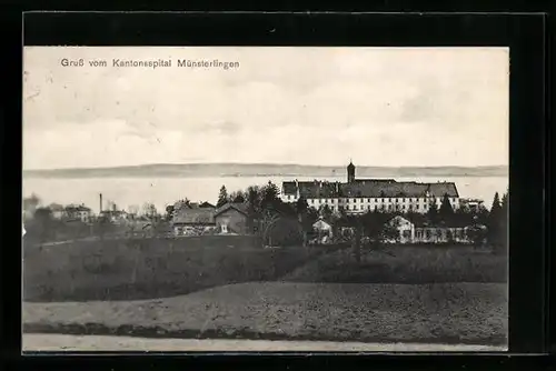 AK Münsterlingen, Kantonsspital mit Blick über den See