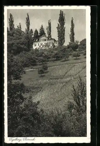 AK Berneck, Blick auf Haus Tigelberg