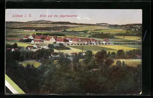 AK Löbau i. S., Blick auf die Jägerkaserne