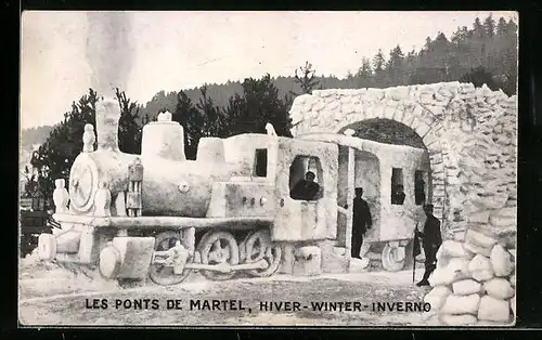 AK Martel, Les Ponts de Martel, Hiver-Winter-Inverno