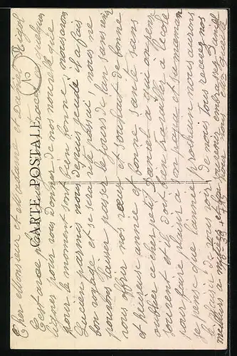 Blumengruss-AK Ussel, Panorama