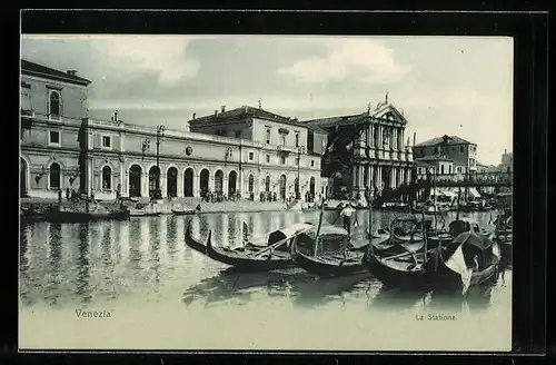 AK Venezia, La Statione, Bahnhof
