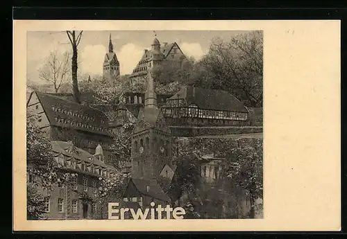 AK Erwitte i. W., Ortspartie