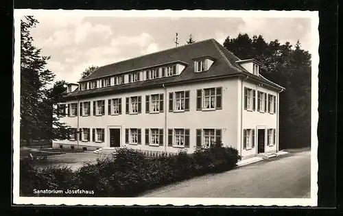 AK Bad Imnau /Hohenzollern, Sanatorium Josefshaus