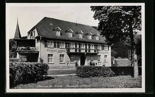 AK Marxzell i. Albtal, Gasthaus Pension Marxzeller Mühle