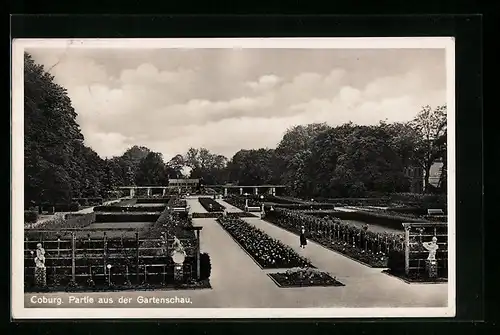 AK Coburg, Partie aus der Gartenschau