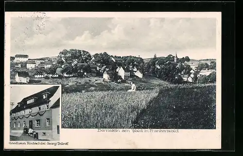 AK Bernstein, Gasthaus Rodachtal v. G. Thüroff, Gesamtansicht