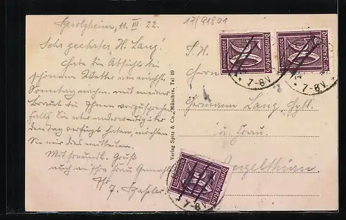 AK Berolzheim, Kirche und Pfarrhaus, Handlung Gehring