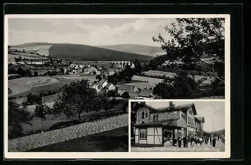 AK Jossa, Bahnhof, Panorama