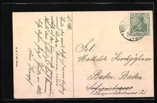 AK Karlsruhe i. B., Hotel-Restaurant Nowack