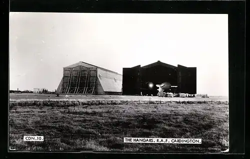 AK Cardington, The Hangars, RAF, Zeppelin
