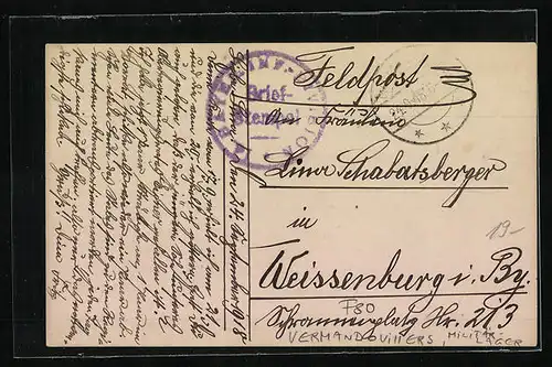 AK Vermandoviller, Militär-Lager