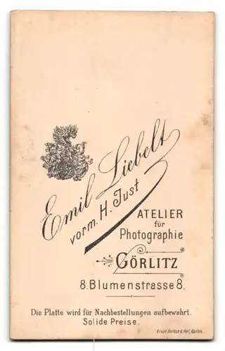 Fotografie Emil Liebelt, Görlitz, Blumenstr. 8, Kleiner Junge und sein Spielzeug