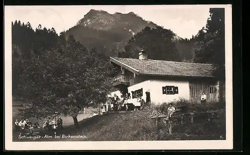 AK Birkenstein, Gasthaus Schwaiger-Alm