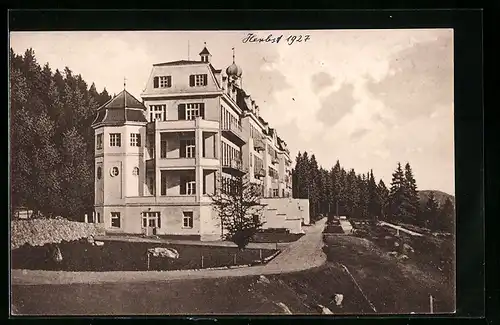 Foto-AK Schaufling, Sanatorium