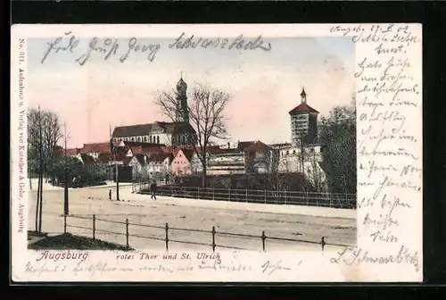 AK Augsburg, Rotes Tor und St. Ulrich