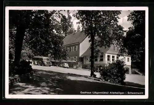AK Allerheiligen / Schwarzwald, Partie am Gasthaus Jägerstüble